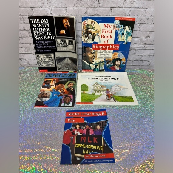 Biographies Lot of 5 Books Great Men and Women in History Martin Luther King Jr. - Picture 2 of 16